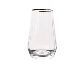 Just Home Collection - Vaso 530ml Ring Dorado