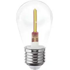 Aksi - Foco LED E27 Flash Filament de 1W Luz Lila