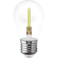Aksi - Foco LED E27 Flash Filament de 1W Luz Amarillo
