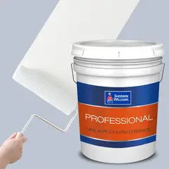Sherwin - Pintura Vinil Acrilica Mate Profesional 19L