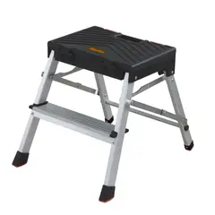 undefined - Escalera de 2 escalones con caja de herramientas