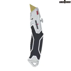 Ubermann - Cuchillo Autorecargable con Repuesto,