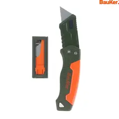 Bauker - Cuchillo Plegable con Repuesto,