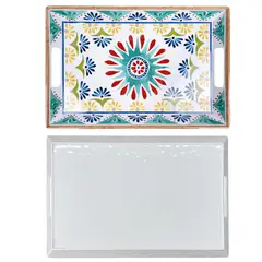 Just Home Collection - Bandeja lucca 45x30cm multicol