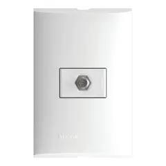 Bticino - Placa con toma de T.V. Tipo F