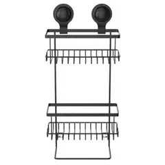 Just Home Collection - Organizador 2 Niveles Negro