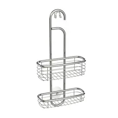 Just Home Collection - Champucera 2 Niveles Cromada