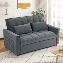 Just Home Collection - Sofá Reclinable Gris