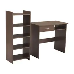 Just Home Collection - Combo Escritorio Estante Oak