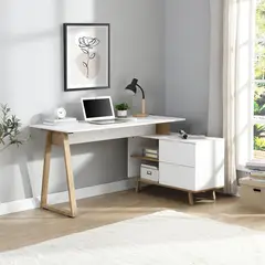Just Home Collection - Escritorio Melton Blanco