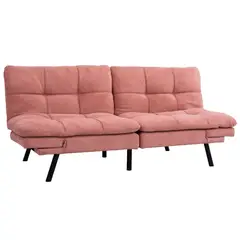 Just Home Collection - Futon Moscu Rosa 182x86x82cm