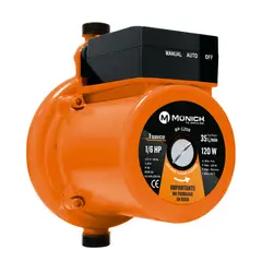 Munich - Bomba Presurizadora Eléctrica 1/6 HP 35 l/min