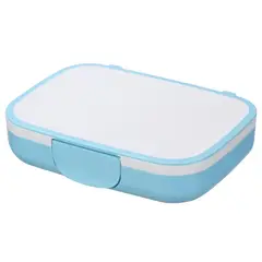 Just Home Collection - Contenedor Con Divisiones bento Azúl