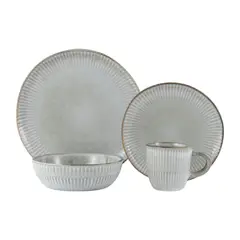 Just Home Collection - Jgo de vajillas 16pzs bergamo