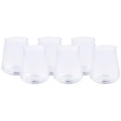 Just Home Collection - Setx6pcs vaso vid 260ml eo