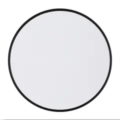 Just Home Collection - Espejo Redondo Negro de 30 cm