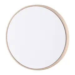 Just Home Collection - Espejo Redondo Beige 30 cm