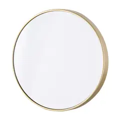 Just Home Collection - Espejo Redondo Dorado 30 cm