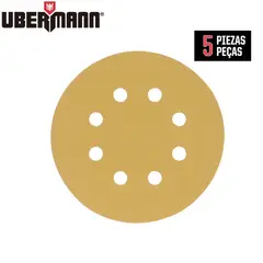 Ubermann - Set de 5 Discos de Lijado para Madera G180 5",
