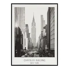 Just Home Collection - Cuadro Decorativo Nycity Chrisler 60x80cm