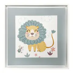 Just Home Collection - Cuadro Infantil Leon 40x40cm