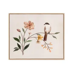 Just Home Collection - Canvas de Pajaro Natural 60x50cm