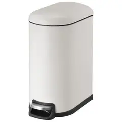 Just Home Collection - Papelero 10lcierre Suave Blanc
