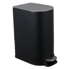Just Home Collection - Bote de Basura 8 Litros Negro