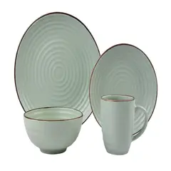 Just Home Collection - Jgo de vajilla 24pzs pekan