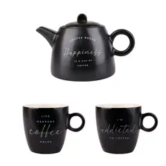 Just Home Collection - Set tetera 600ml+2 tazon280ml