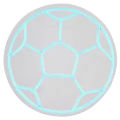 Just Home Collection - Lampara de mesa neon pelota mundial