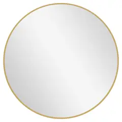 Just Home Collection - Espejo Redondo 70 Cms Dorado