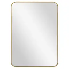 Just Home Collection - Espejo Decorativo Dorado 50x70 cm