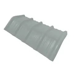 BOLKOW - Cumbrera UPVC CA 2 mm x 1.07 x 60 cm Gris
