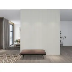 Holztek - Lambrin para interior WPC Rondo Crema 25x240 cm mate 0.6 m2