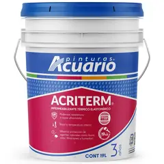 Acuario - Impermeabilizante Acriterm Blanco 3 Años 19 L
