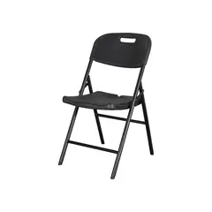 Just Home Collection - Silla Plegable Negra