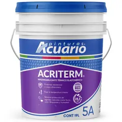 Acuario - Impermeabilizante Acriterm Blanco 5 Años 19L