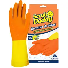 Scrub daddy - Guantes de Latex con Aroma a Limón talla M