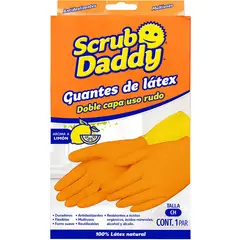 Scrub daddy - Guantes de Latex con Aroma Limón talla CH