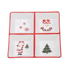 Dear Santa - Plato 4 Division 19.5 x 19.5 x 3.5 cm