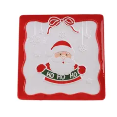 Dear Santa - Plato Navideño Cuadrado 20.5 x 20.5 x 2 cm