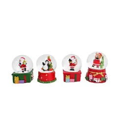 Dear Santa - Figura Decorativa Globo Agua Navidad 6.5 cm