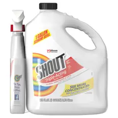 Shout - Limpiador de Telas 3.78L + Atomizador 650 ml