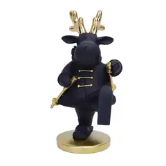 Dear Santa - Figura Decorativa Navidad Reno 11.5X13X20 cm