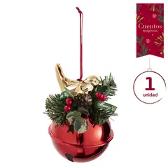 Dear Santa - Campana Decorativa Dorada