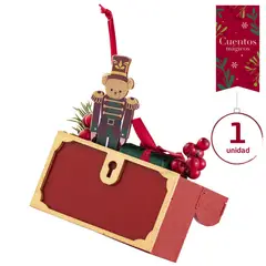 Dear Santa - Adorno Para Colgar Caja de Regalo 8 cm