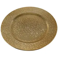 Dear Santa - Plato Dorado 32.8 cm