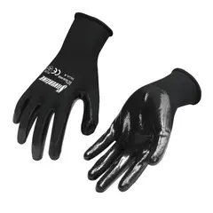 Silverline - Guantes de Nylon con Palma de Nitrilo
