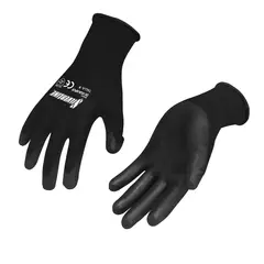 Silverline - Guantes de Nylon con Palma de Poliuretano